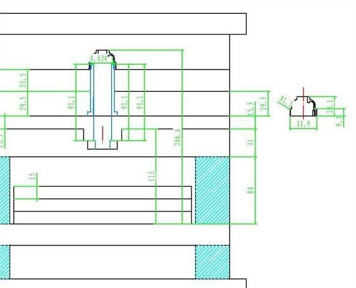 plastic mold precise VIMA model plug